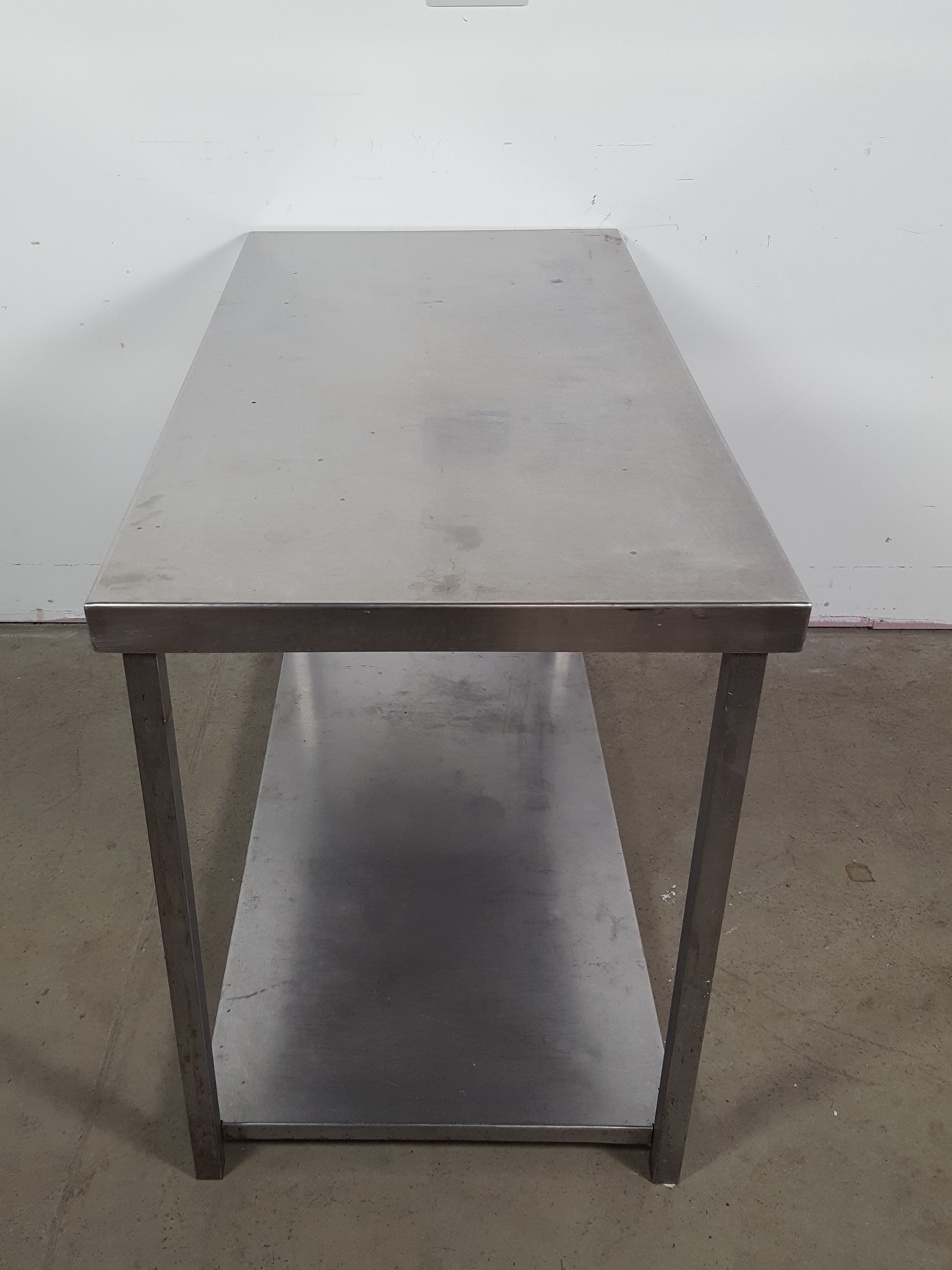 Image of Catering Kitchen Stainless Steel Prep Work Table 120x60x77cm LWH