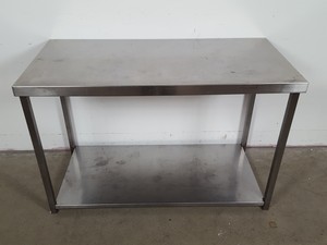 Thumbnail image of Catering Kitchen Stainless Steel Prep Work Table 120x60x77cm LWH