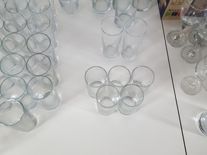 Thumbnail image of 211 x Mixed Commercial Bar Glasses - Branded, Beer, Wine, Pint, Half-Pint