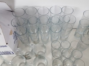 Thumbnail image of 211 x Mixed Commercial Bar Glasses - Branded, Beer, Wine, Pint, Half-Pint