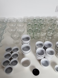 Thumbnail image of Catering Cafe Glassware & Ramekins Sundae / Dessert Glasses, Jugs, Sugar Shaker