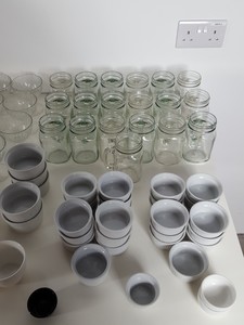 Thumbnail image of Catering Cafe Glassware & Ramekins Sundae / Dessert Glasses, Jugs, Sugar Shaker
