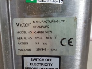 Thumbnail image of Victor Caribbean Bain-Marie Hot Cupboard With Heated Gantry CARIB2.312Q