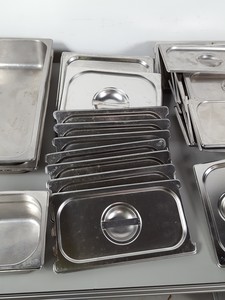 Thumbnail image of 54 x Gastronorm Pans and Lids - Chafing/Chafer Dishes / Bain-Marie 