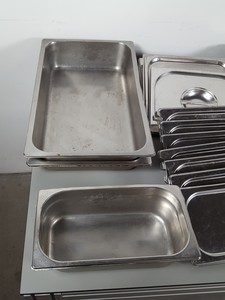 Thumbnail image of 54 x Gastronorm Pans and Lids - Chafing/Chafer Dishes / Bain-Marie 