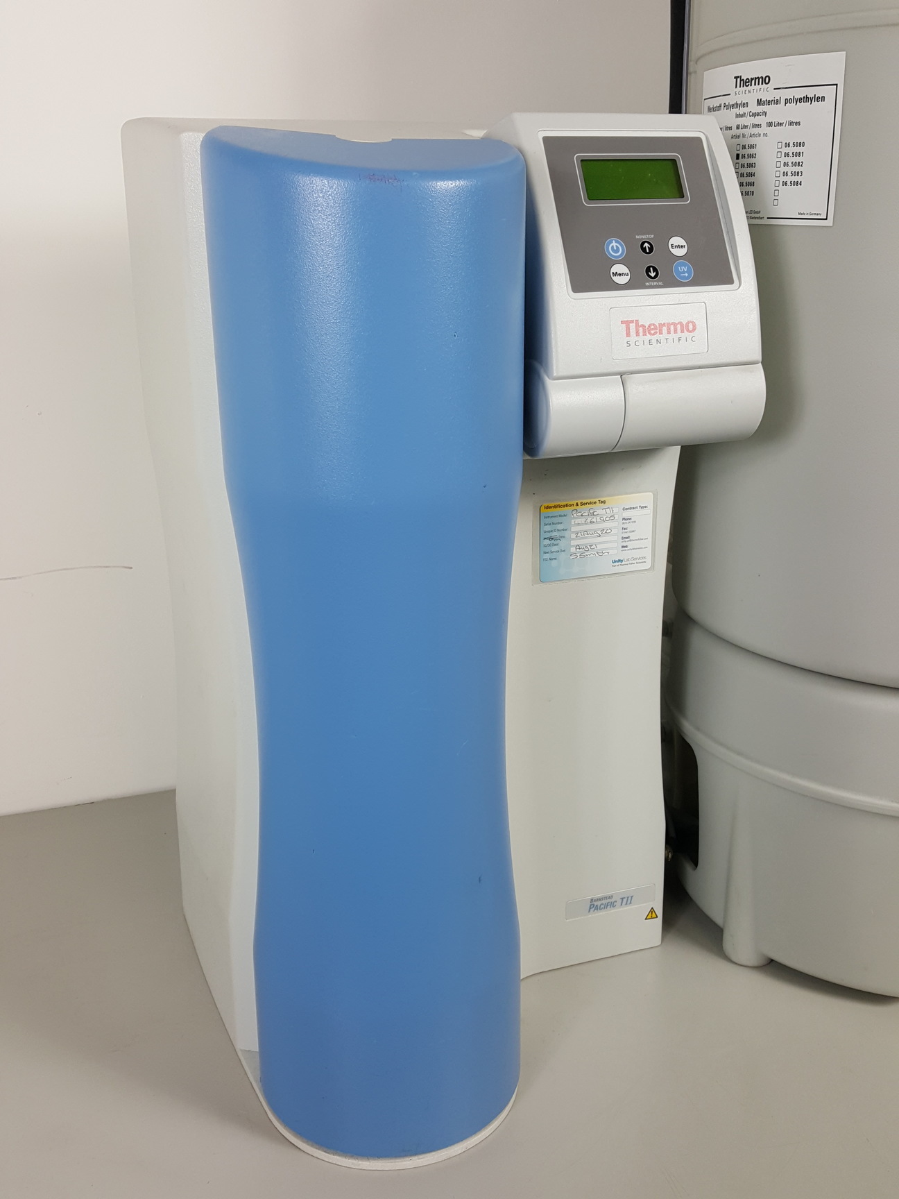Image of Thermo Scientific Barnstead Pacific TII20 UV Water Purification System 60L Lab