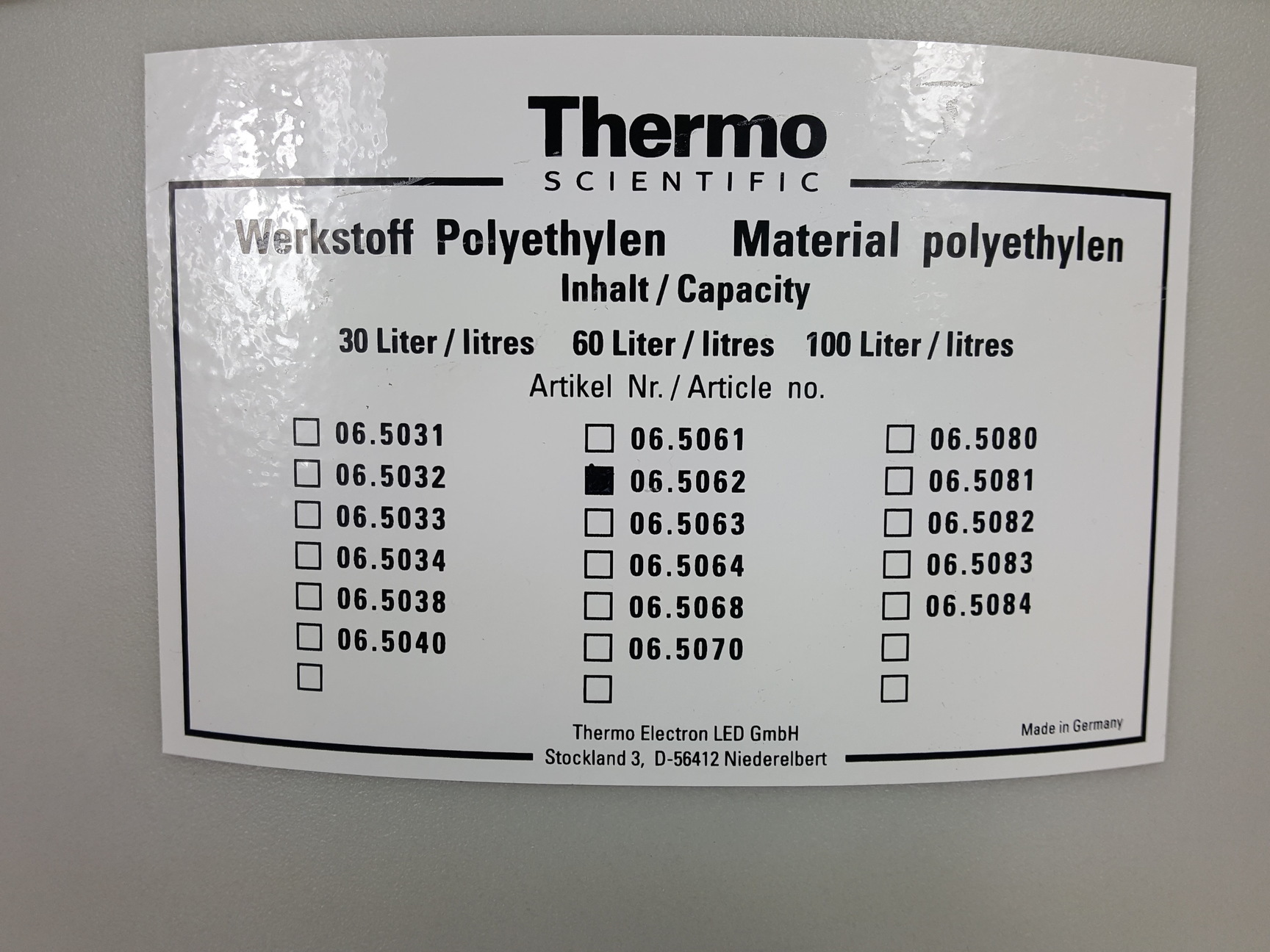 Image of Thermo Scientific Barnstead Pacific TII20 UV Water Purification System 60L Lab