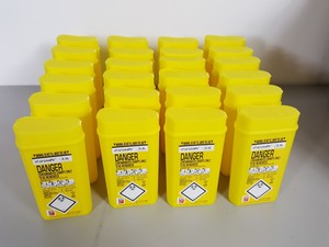 Thumbnail image of 74 x Sharpsafe 0.2L Syringe & Sharps Bins / Disposal Container