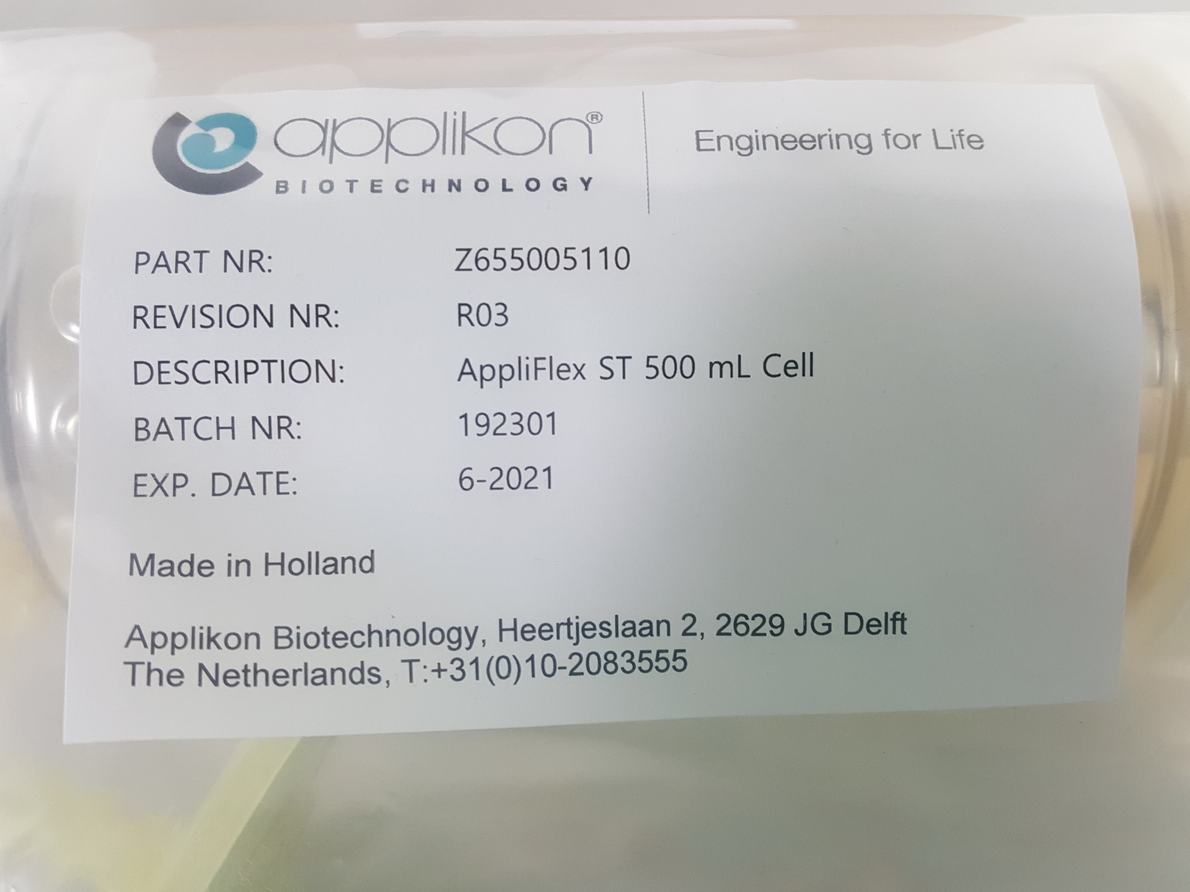 Image of 3 Applikon Biotechnology Appliflex-ST 500ml Microbial SU Bioreactors Z6555005110