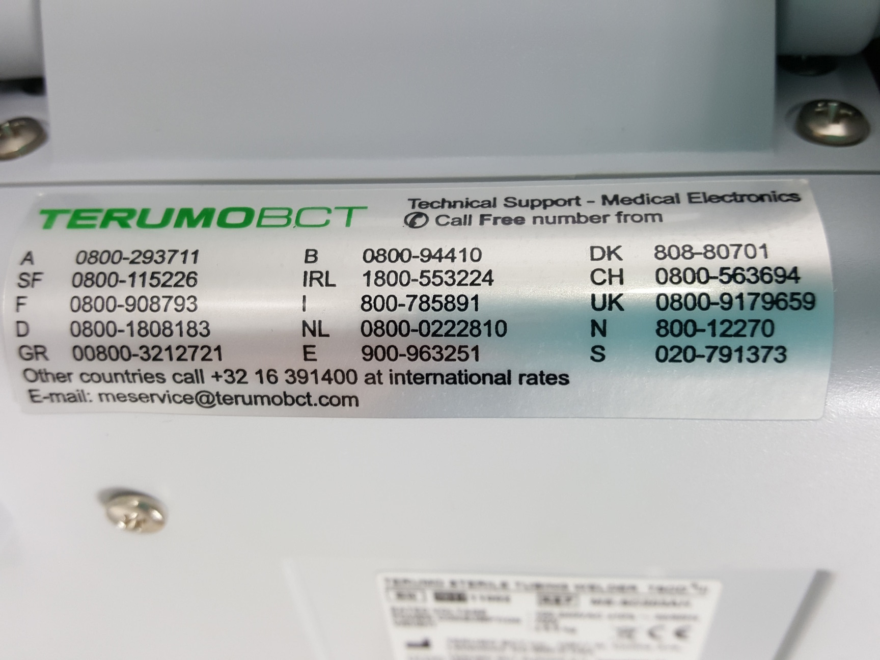 Image of Terumo BCT Sterile Tubing Welder Model - TSCD-II Lab - 2017, ME-SC203AH