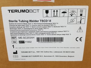 Thumbnail image of Terumo BCT Sterile Tubing Welder Model - TSCD-II Lab - 2017, ME-SC203AH