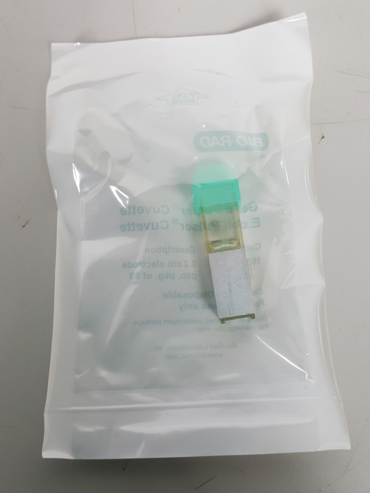 Image of 46 x Bio-Rad Gene Pulser / MicroPulser Electroporation Cuvettes, 0.2 cm 1652086