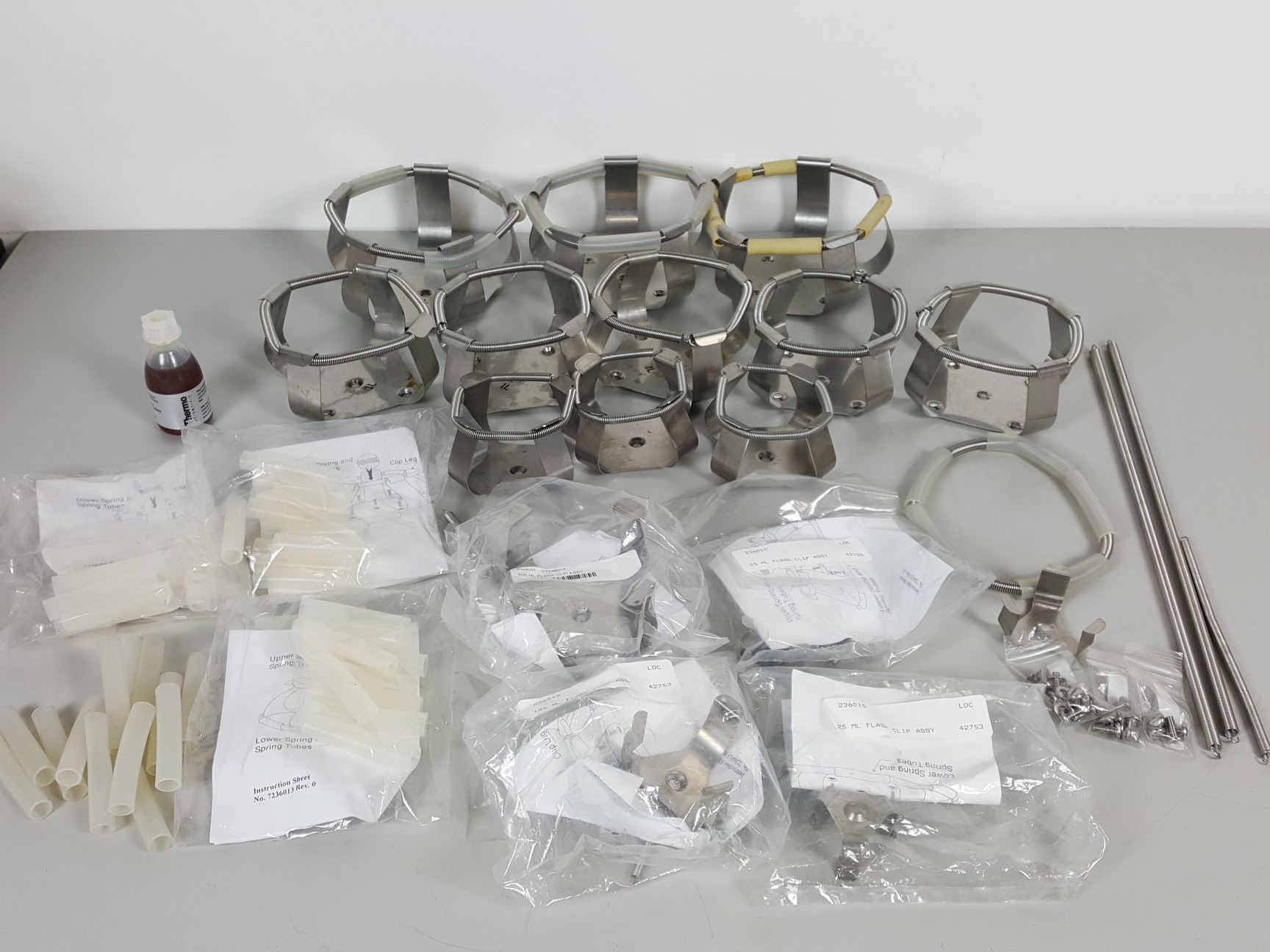 Image of Job Lot Shaking Incubator Flash Holders Erlenmeyer Clips + Accessories Lab 