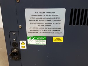 Thumbnail image of New Brunswick Scientific Ultra Low Temperature Freezer U725 -86