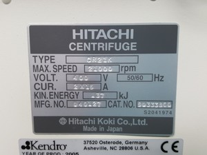Thumbnail image of Sorvall RC6 Super Speed Refrigerated Centrifuge 21000 RPM Lab Spares / Repairs