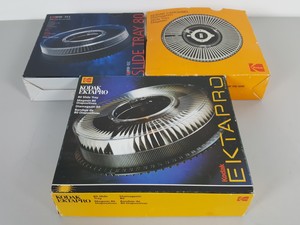 Thumbnail image of 3 x Slide Carousels/Trays for 80 Slides - Kodak & Comm-Tec