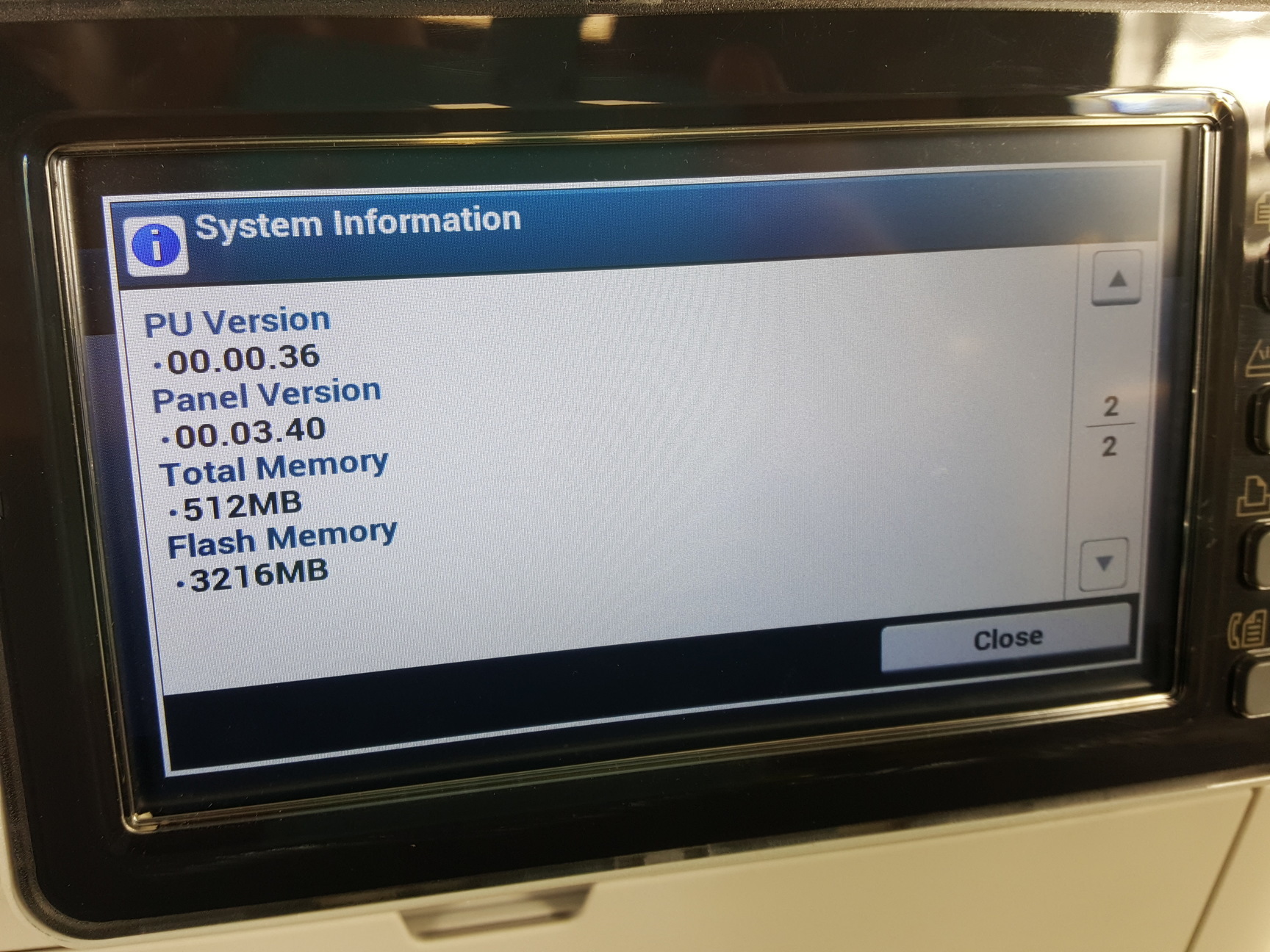 Image of OKI MB492 A4 Mono Multifunction Printer Model N22503B
