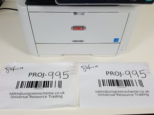 Thumbnail image of OKI MB492 A4 Mono Multifunction Printer Model N22503B