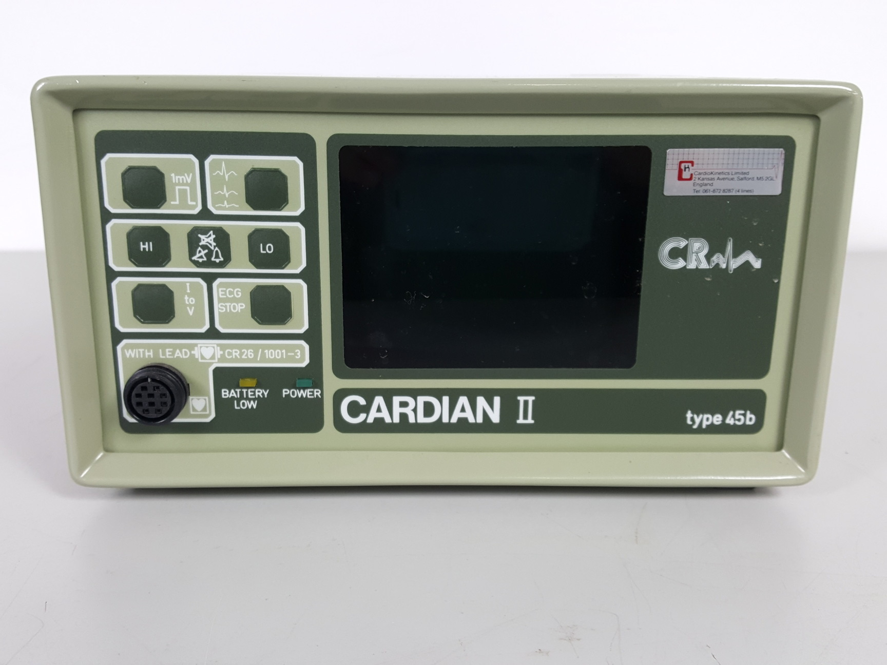 Cardio Cardian II Type CR45b ECG Cardiac Recorder Lab Spares