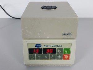 Thumbnail image of Sanyo MSE Micro Centaur Centrifuge / Microcentrifuge MBS010.CX2.5 Lab