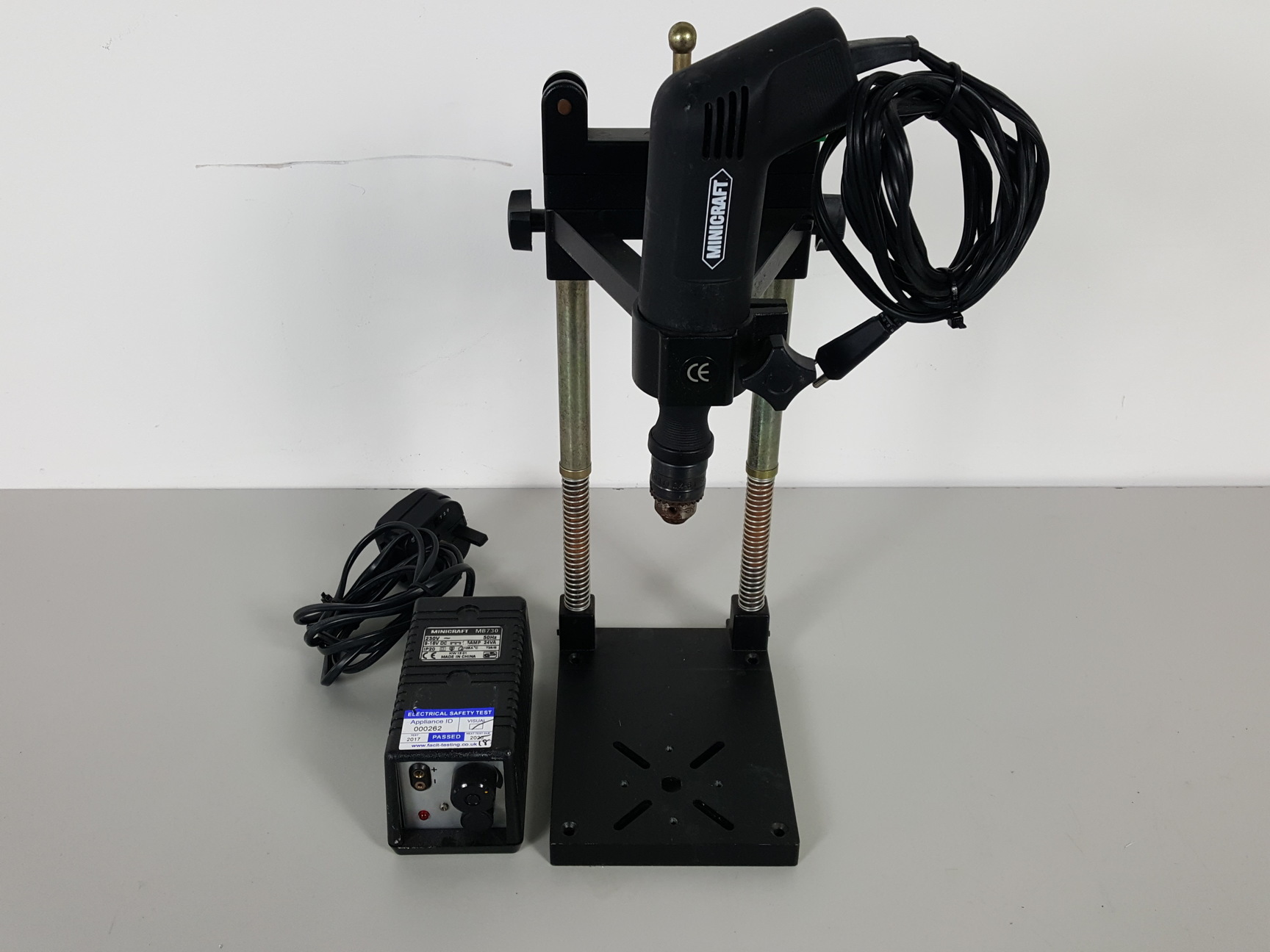 Image of Minicraft Rotary Tool Kit Model 1012 Drill, Power Supply MB730 & Stand