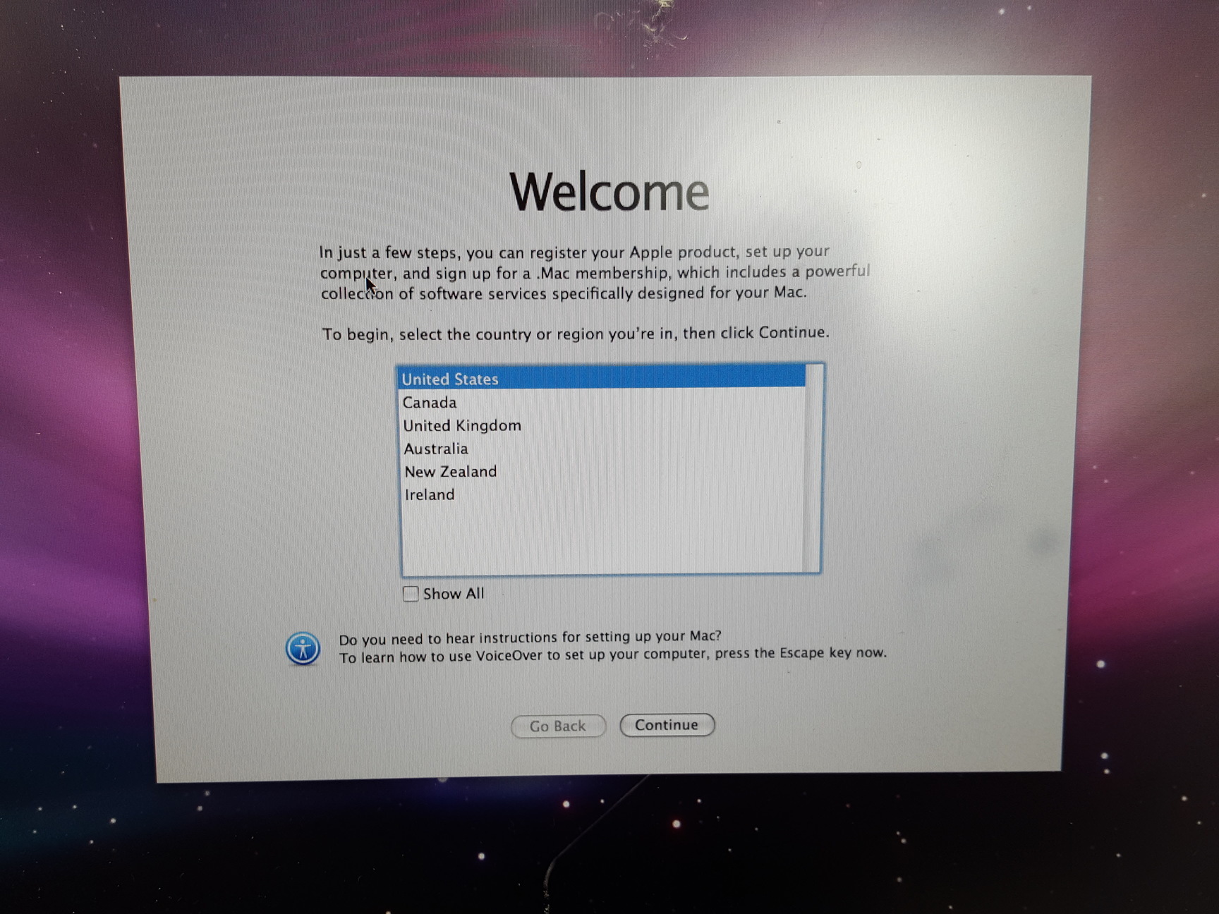 Image of Apple iMac 20" Core Duo 2.0 Early 2006 MA200LL - iMac4,1 - A1174 - 2105
