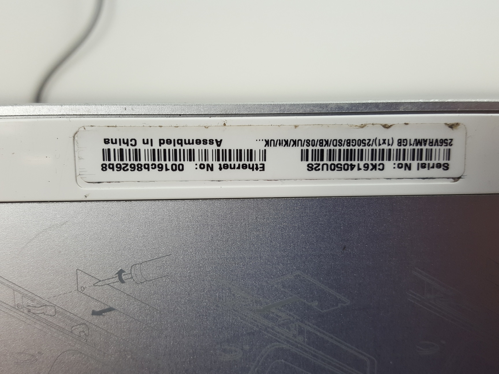 Image of Apple iMac 20" Core Duo 2.0 Early 2006 MA200LL - iMac4,1 - A1174 - 2105