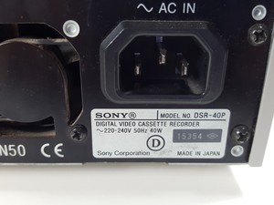 Thumbnail image of Sony DVCAM Digital VideoCassette Recorder Model DSR-40P DV & Mini DV 