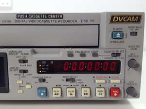 Thumbnail image of Sony DVCAM DSR-25 Digital VideoCassette Recorder DV & Mini DV