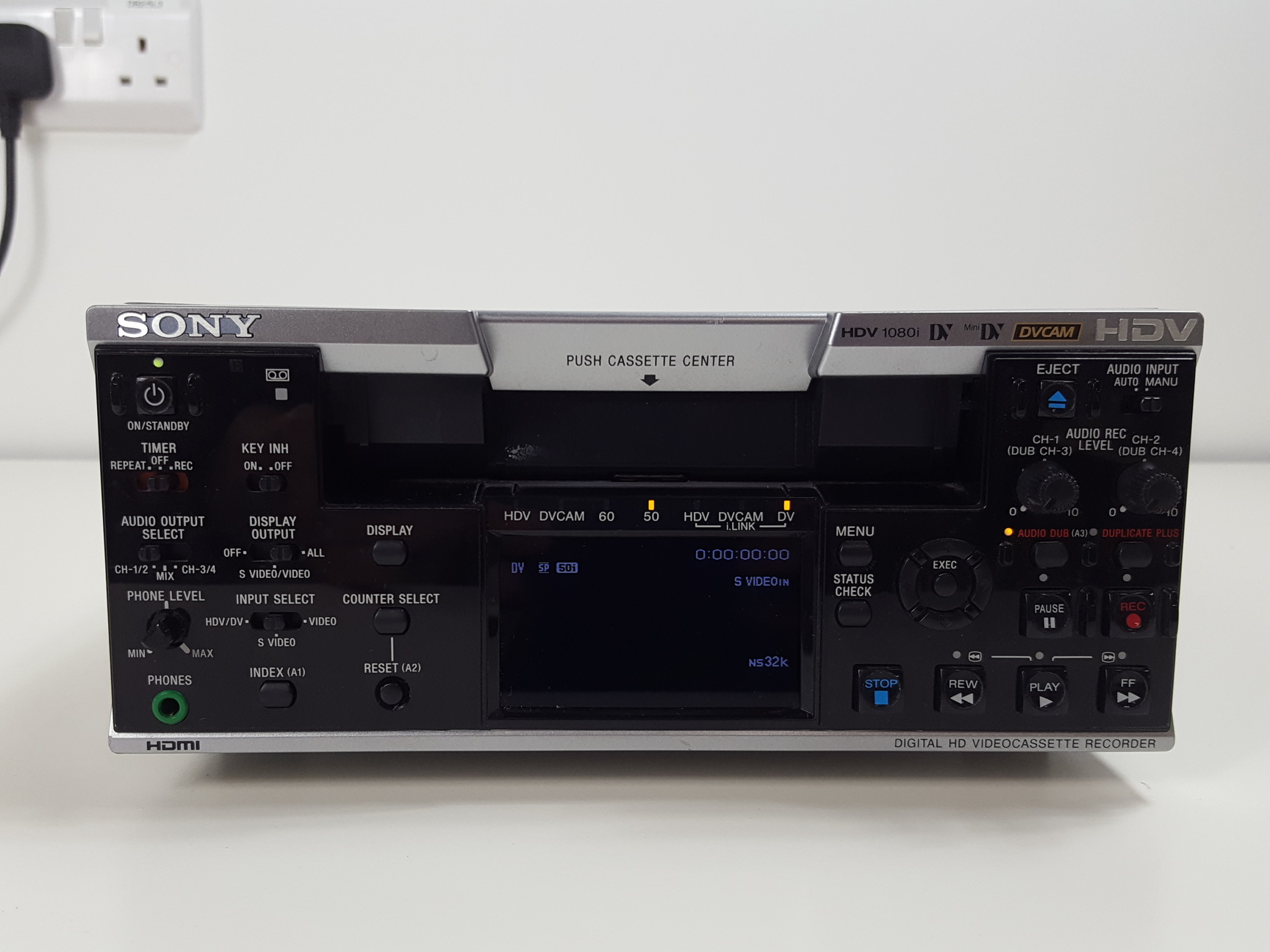 Image of Sony HVR-M25E Digital HD VideoCassette Recorder HDV 1080i DVCAM DV Mini DV
