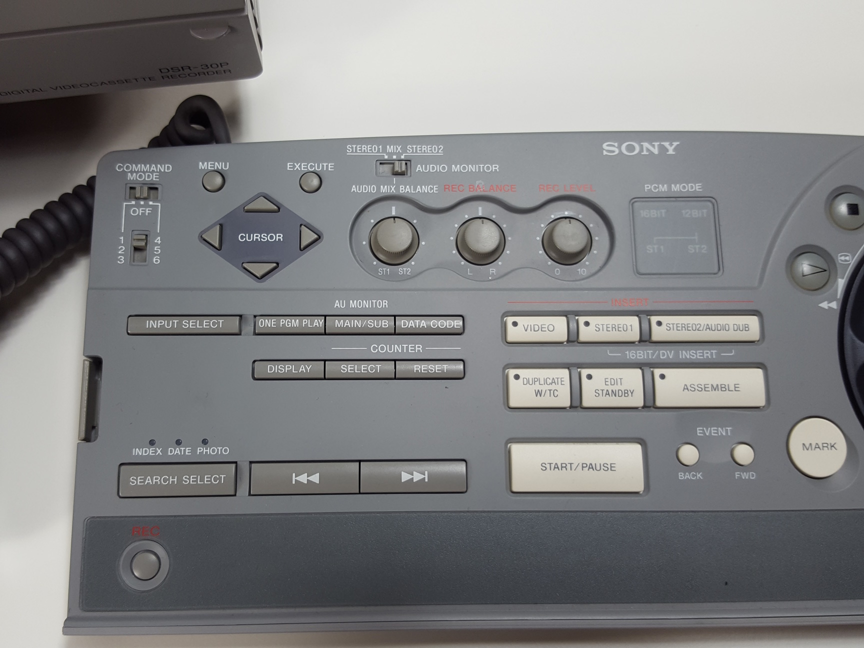 Image of Sony DVCAM DSR-30P Digital VideoCassette Recorder