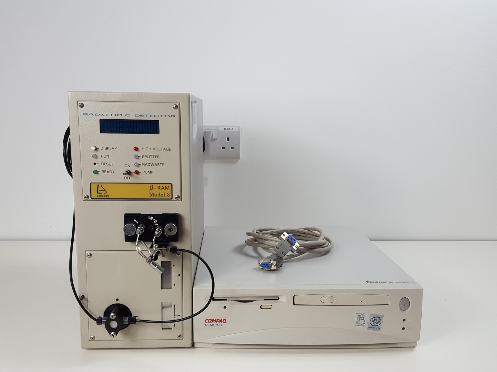 Image of LabLogic B-Ram Model 3 Radio-HPLC Detector System & "Laura" Software