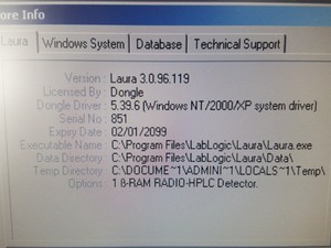Thumbnail image of LabLogic B-Ram Model 3 Radio-HPLC Detector System & "Laura" Software