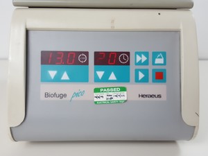 Thumbnail image of Heraeus Biofuge Pico Laboratory Centrifuge +24 Tube #3325B 13000Rpm Rotor Lab