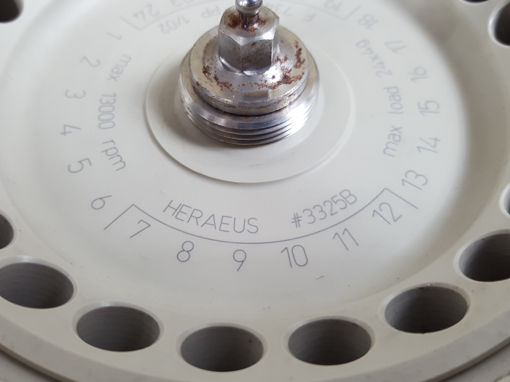 Image of Heraeus Biofuge Pico Laboratory Centrifuge +24 Tube #3325B 13000Rpm Rotor Lab