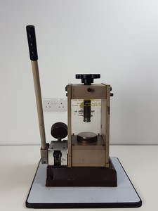 Thumbnail image of Specac Model 15.011 Manual Hydraulic Press - FTIR + XRF Pellet Press Lab