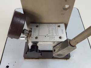 Thumbnail image of Specac Model 15.011 Manual Hydraulic Press - FTIR + XRF Pellet Press Lab