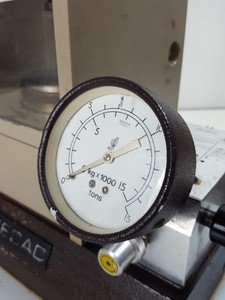 Thumbnail image of Specac Model 15.011 Manual Hydraulic Press - FTIR + XRF Pellet Press Lab