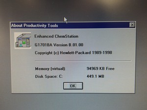 Thumbnail image of HP 5890 5890A Series II 2 GC Gas Chromatograph System + 5972 MSD & Chemstation