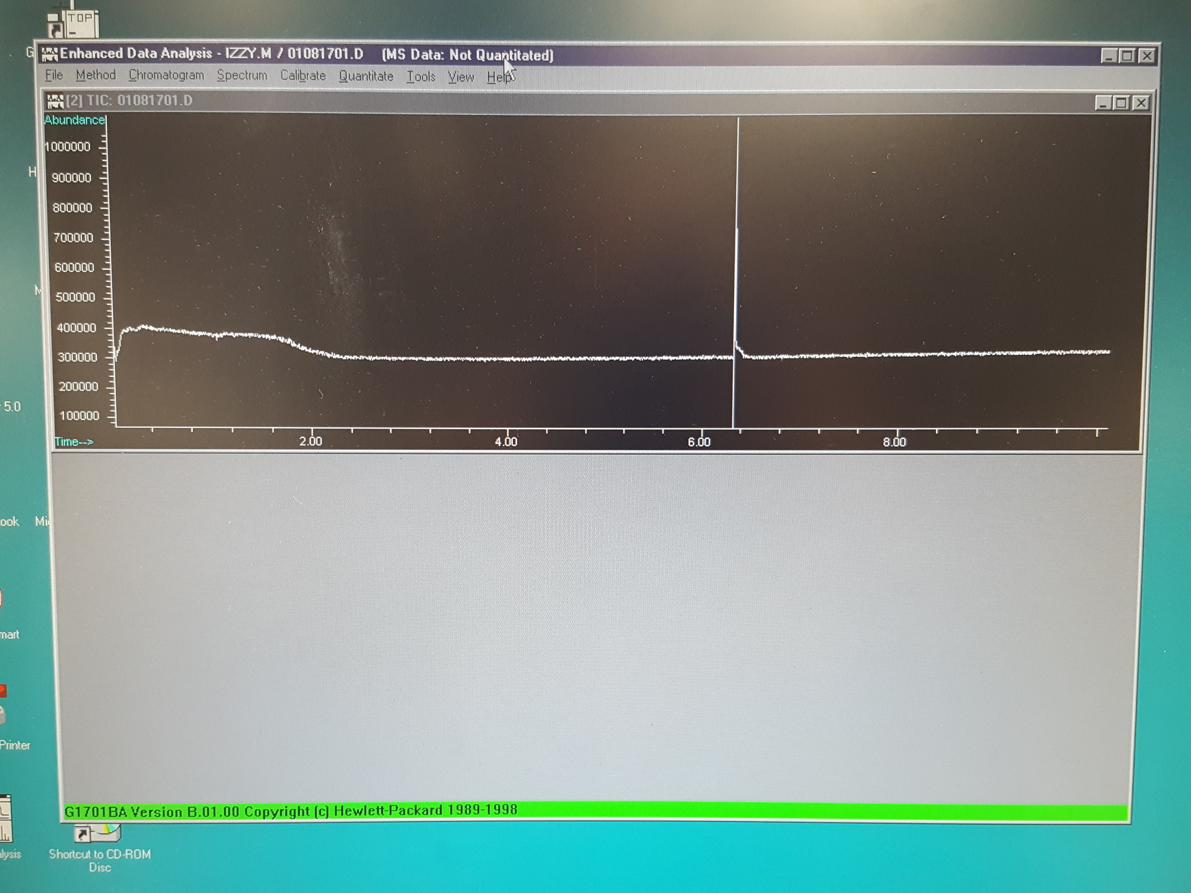 Image of HP 5890 5890A Series II 2 GC Gas Chromatograph System + 5972 MSD & Chemstation