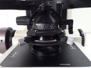 Thumbnail image of Nikon Eclipse E800 Fluorescence Microscope with C-LP Halogen Lamp House Lab