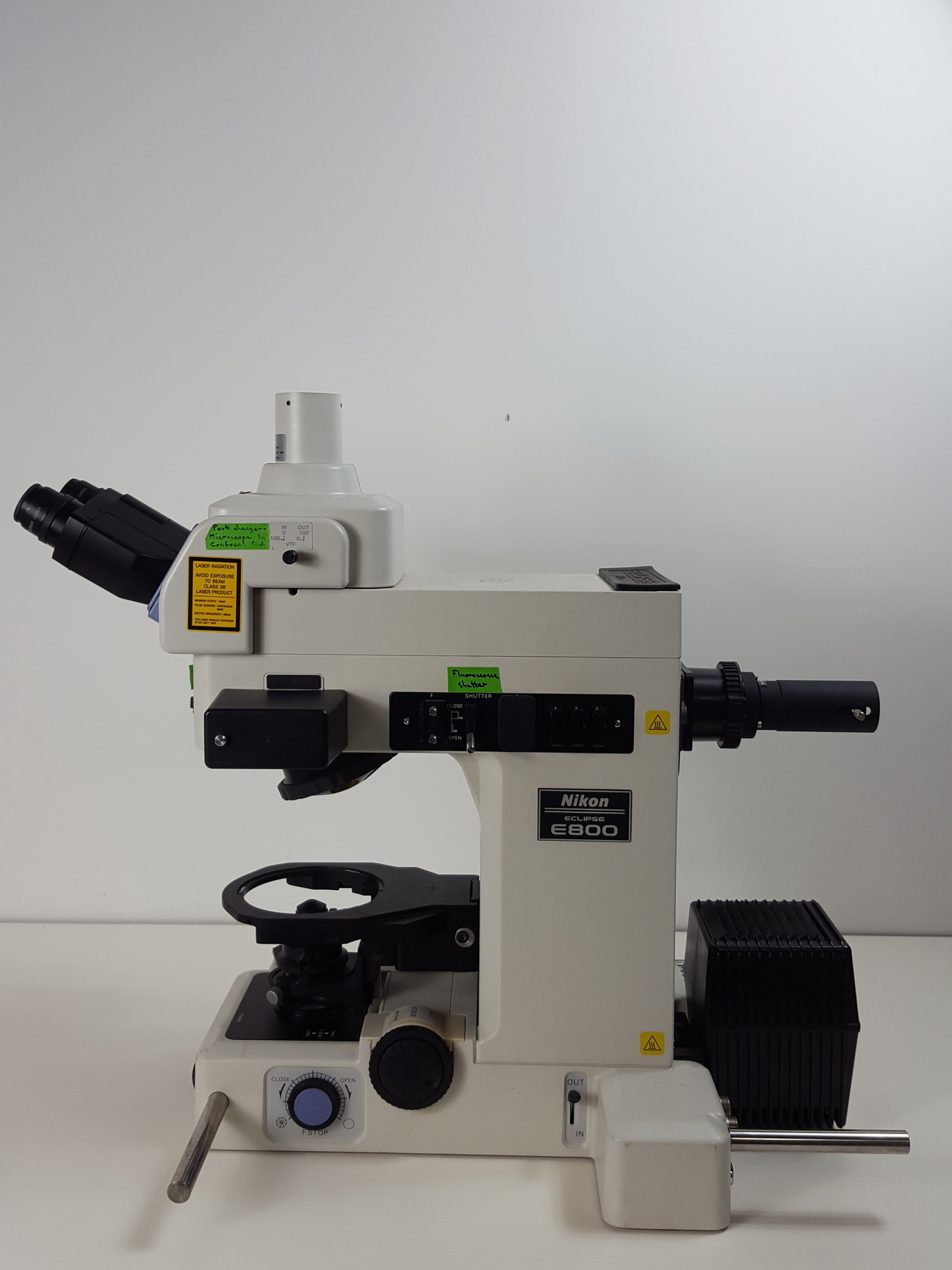 Image of Nikon Eclipse E800 Fluorescence Microscope with C-LP Halogen Lamp House Lab