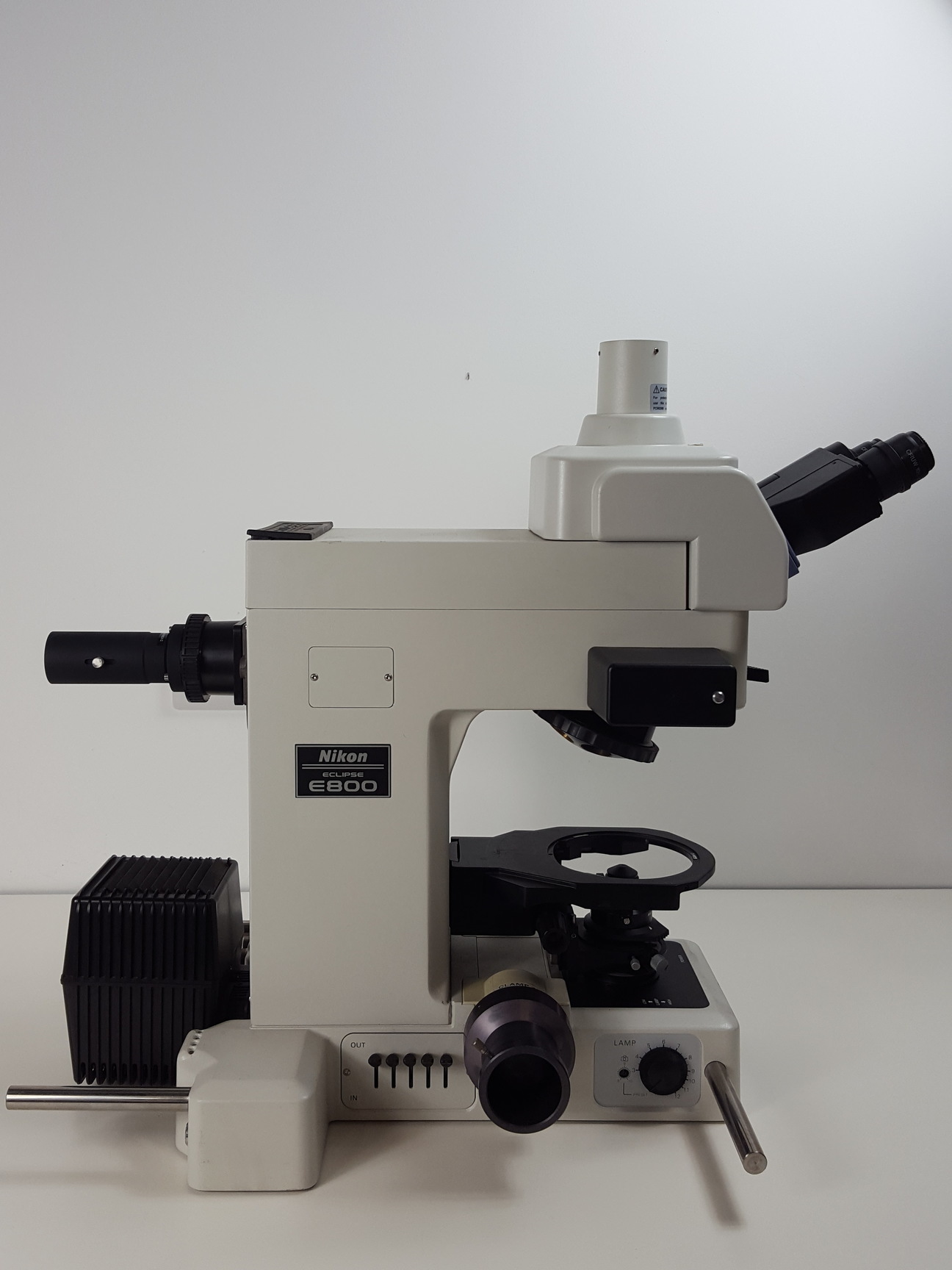 Image of Nikon Eclipse E800 Fluorescence Microscope with C-LP Halogen Lamp House Lab