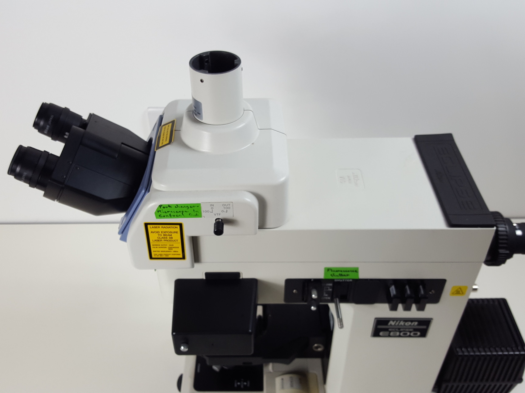 Image of Nikon Eclipse E800 Fluorescence Microscope with C-LP Halogen Lamp House Lab