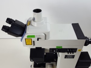 Thumbnail image of Nikon Eclipse E800 Fluorescence Microscope with C-LP Halogen Lamp House Lab