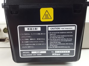 Thumbnail image of Nikon Eclipse E800 Fluorescence Microscope with C-LP Halogen Lamp House Lab