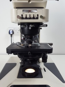 Thumbnail image of Nikon Microphot-SA Microscope w/ 6 Objectives - M Plan, Vickers DIN, Zeiss ph2 