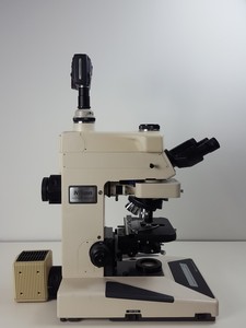 Thumbnail image of Nikon Microphot-SA Microscope w/ 6 Objectives - M Plan, Vickers DIN, Zeiss ph2 