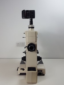 Thumbnail image of Nikon Microphot-SA Microscope w/ 6 Objectives - M Plan, Vickers DIN, Zeiss ph2 