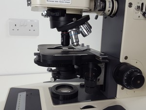 Thumbnail image of Nikon Microphot-SA Microscope w/ 6 Objectives - M Plan, Vickers DIN, Zeiss ph2 